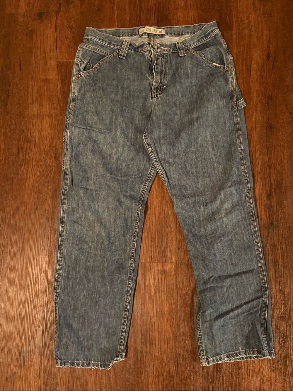 Lee Men's Straight Leg Denim Jeans in Light Blue